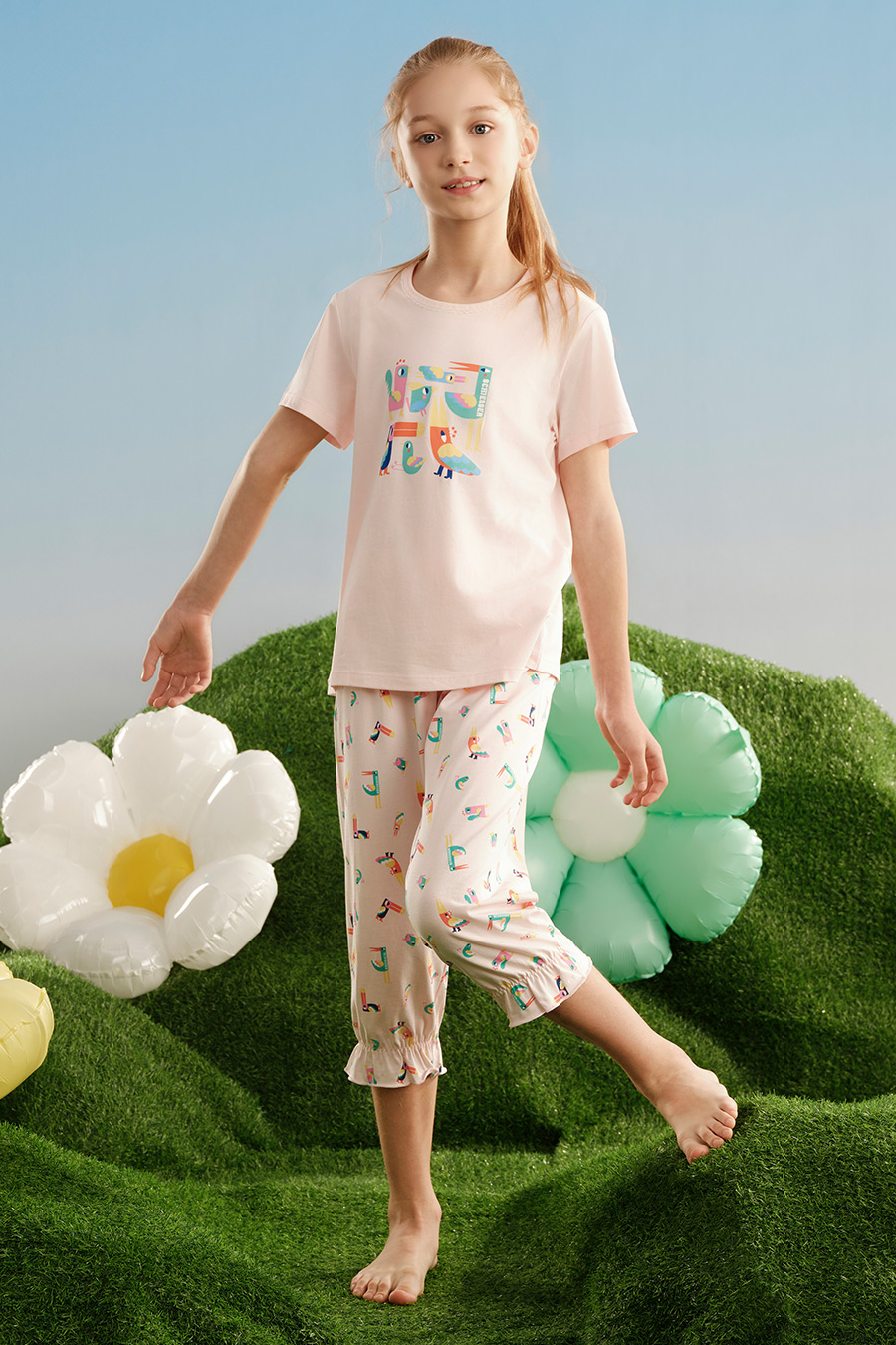 SCHIESSER Girl's Soft Skin-Friendly Homewear Set