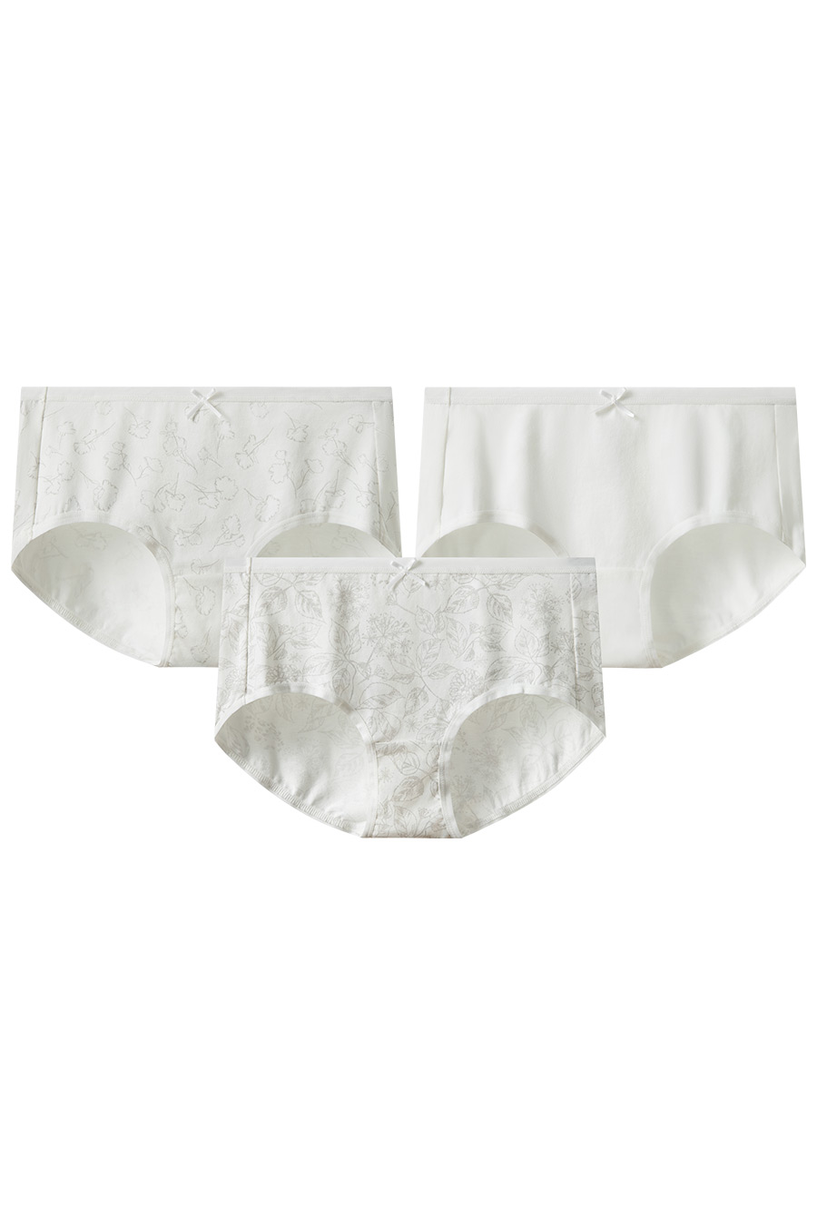 SCHIESSER 2025 F-W Ladies' Cotton Printed Breathable Mid-Rise Bikini Panties (3pcs Pack)