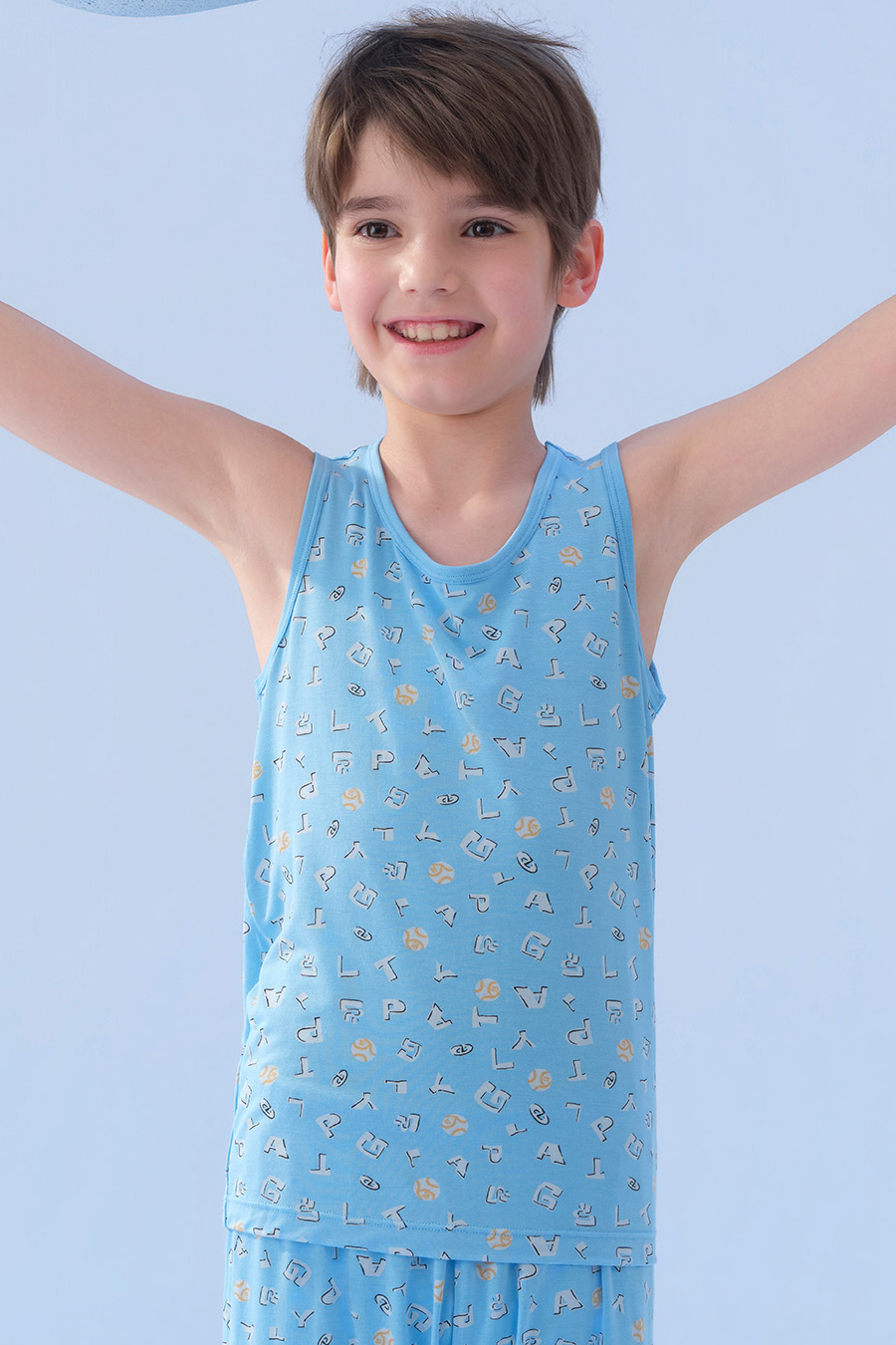 SCHIESSER舒雅26年早春新品大小童男童莫代尔超级小英雄打底背心