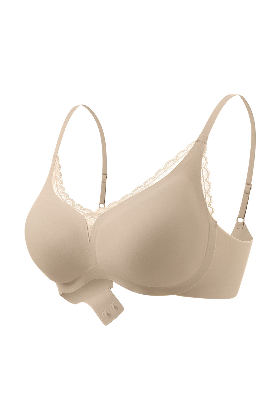 SCHIESSER舒雅25年早秋新品女士桑蠶絲真絲無痕無鋼託內衣文胸BRA