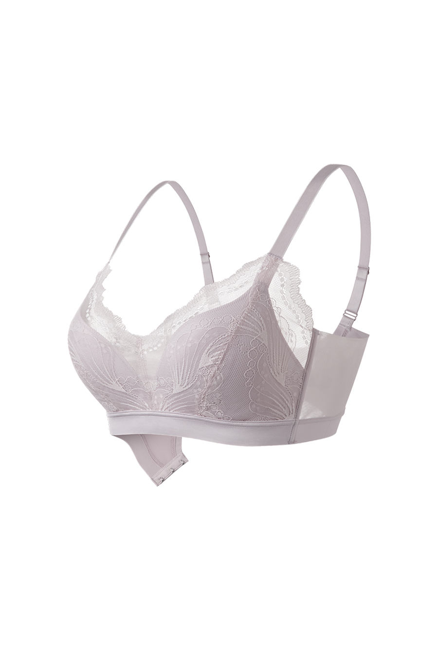 SCHIESSER舒雅25早秋新品女士蕾絲加寬側收透氣無鋼託內衣文胸BRA