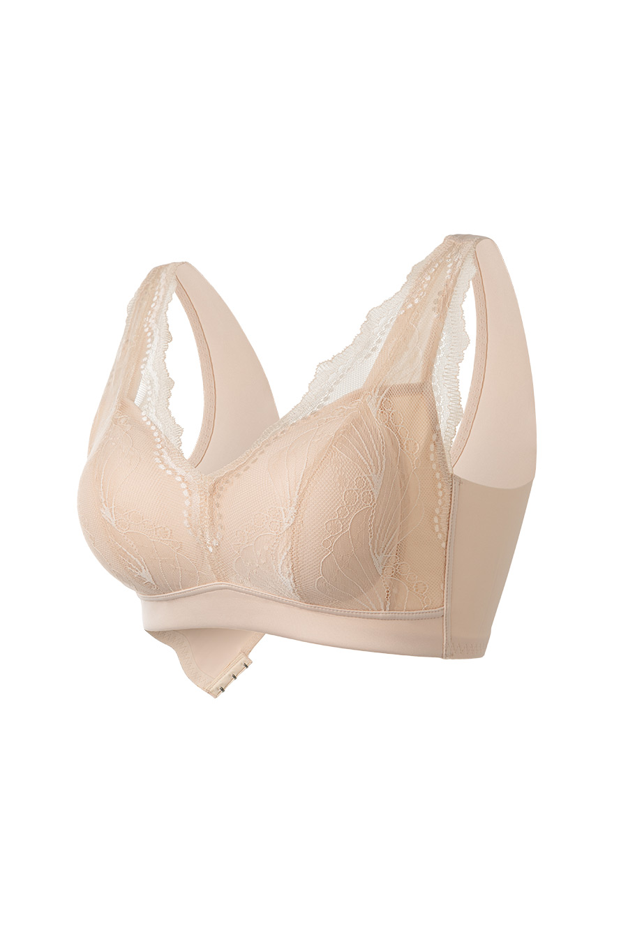 SCHIESSER舒雅25早秋新品女士蕾絲加寬側收透氣無鋼託內衣文胸BRA